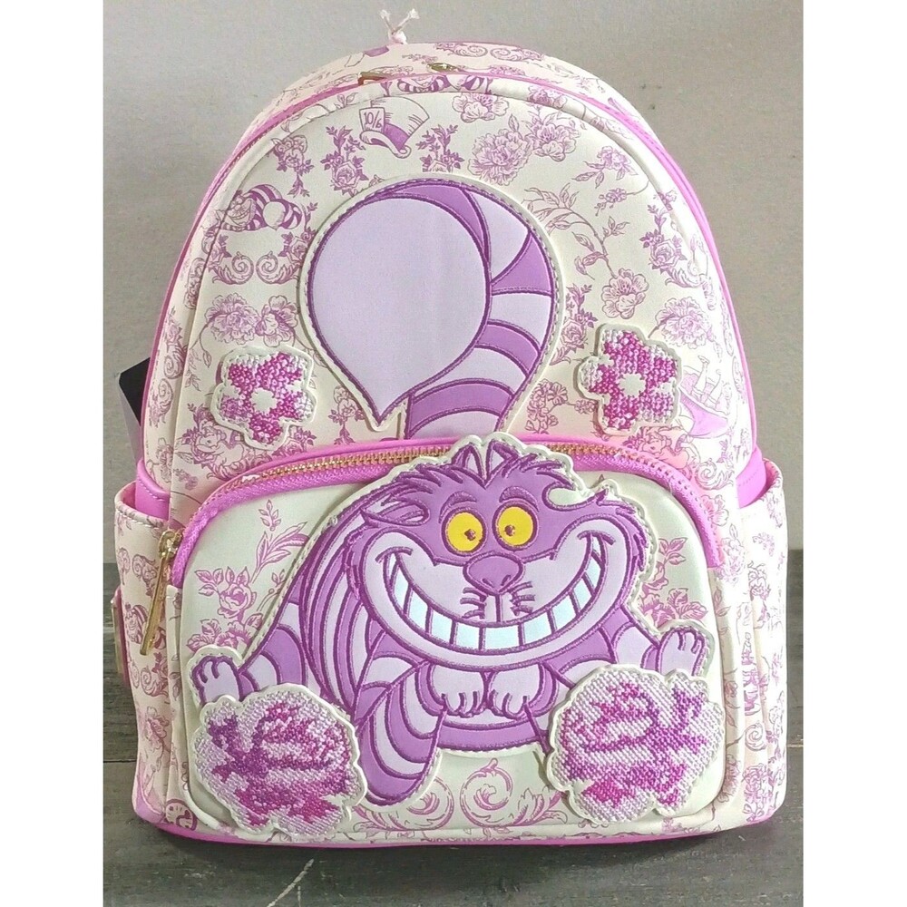 Alice In Wonderland Cheshire Cat Disney Loungefly Mini Backpack New